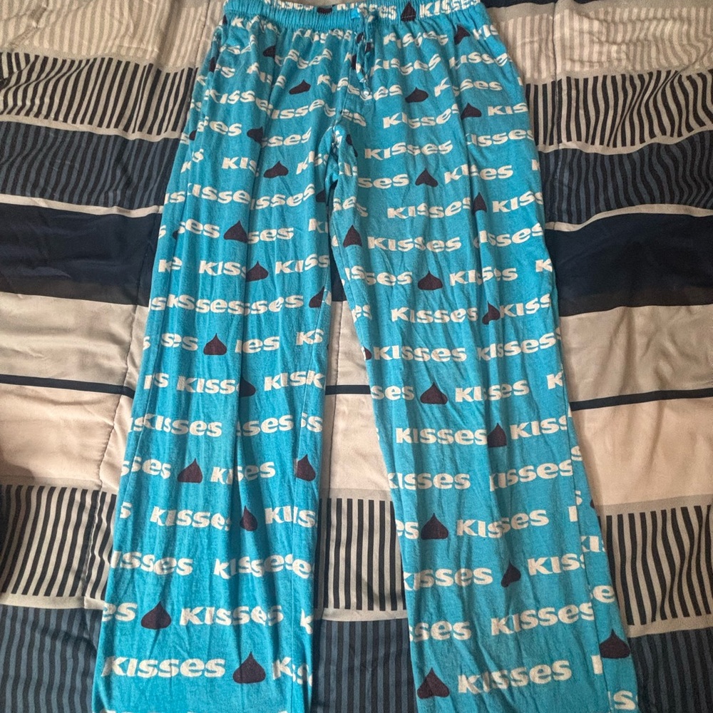 Blue Kisses Pajama Pants